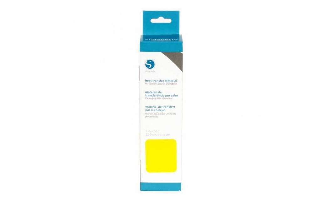 Silhouette Film thermocollant 22.9 cm x 91.4 cm Citron, lisse
