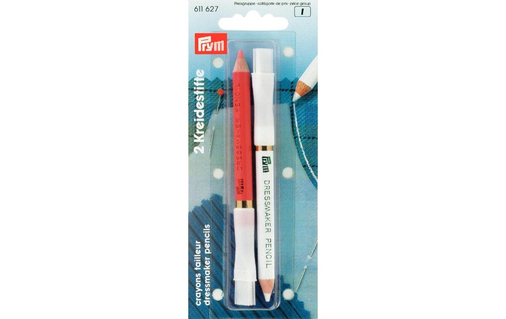 Prym Crayon craie + pinceau 2 Pièce/s