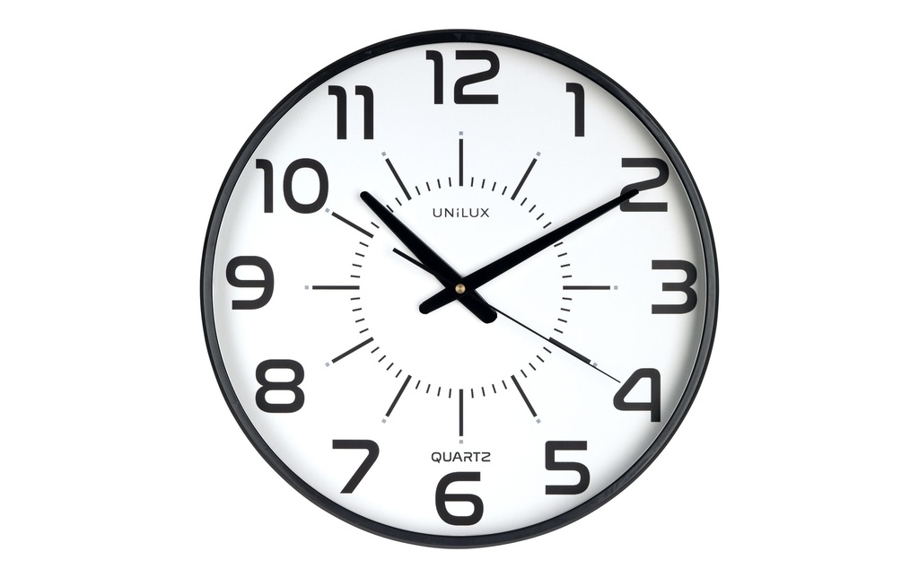 UNiLUX Horloge murale Maxi Pop Ø 37,5 cm, Noir