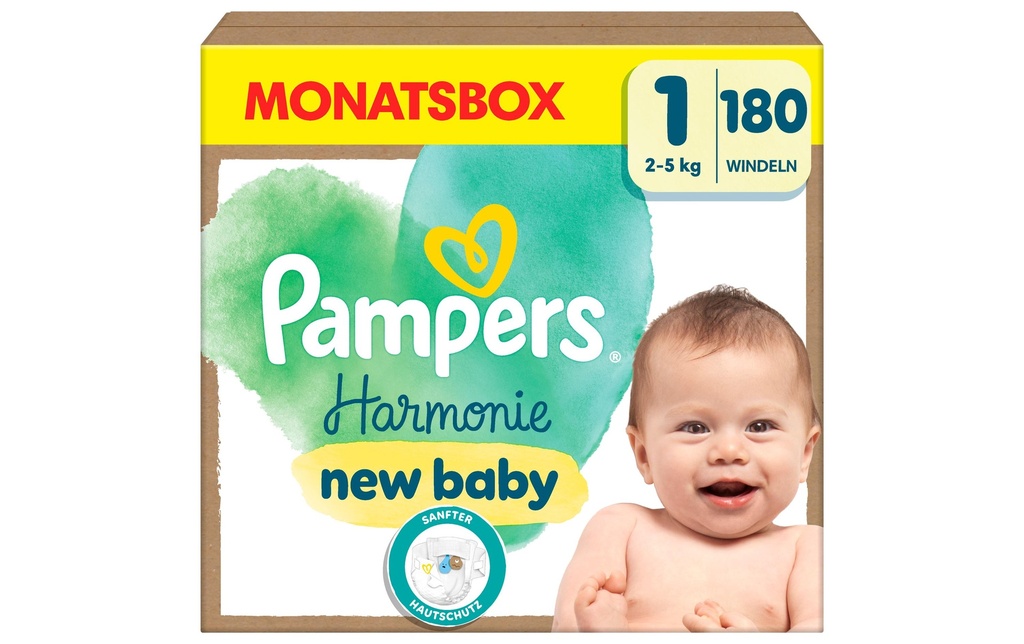 Pampers Couches Harmonie Newborn taille 1