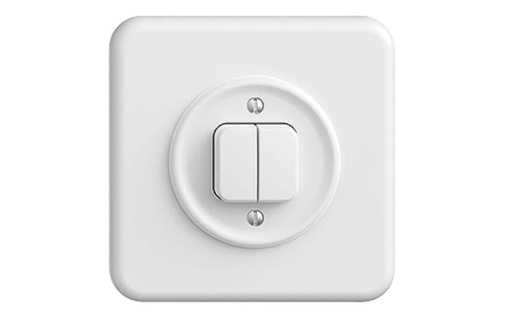 Feller STANDARDdue Interrupteur UP STANDARDdue 1/3+3/1L blanc, IP20