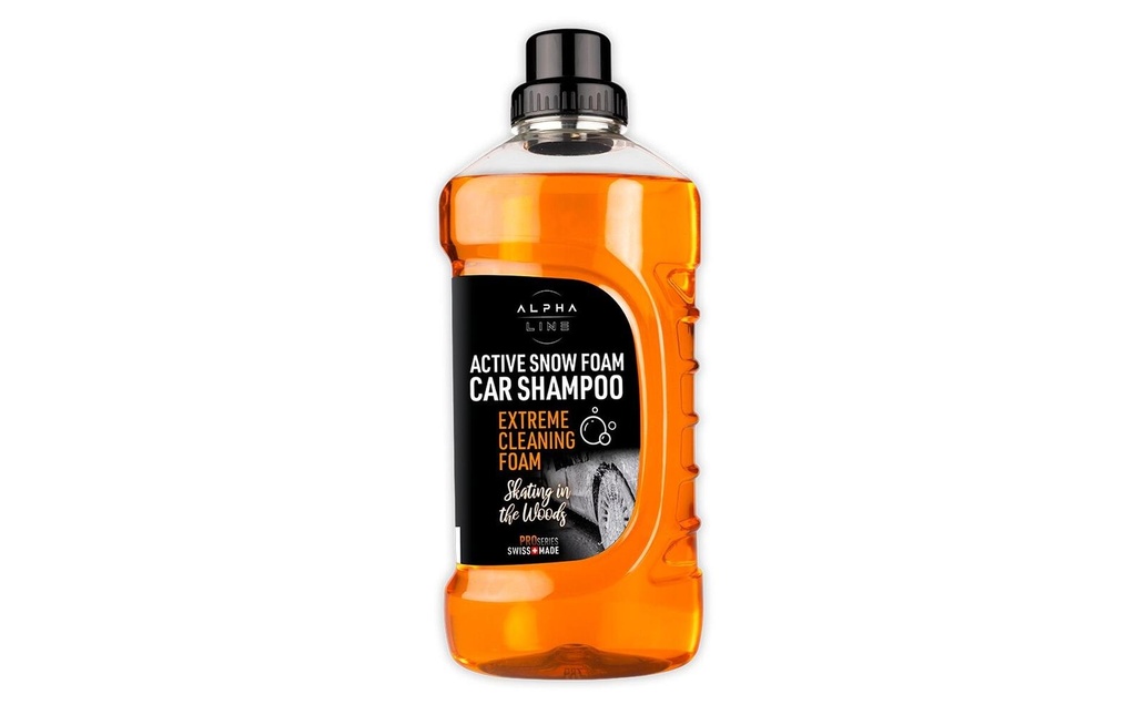 Alpha Line Car Shampoo ActiveSnowFoam, bouteille de 1 litre 1000 ml