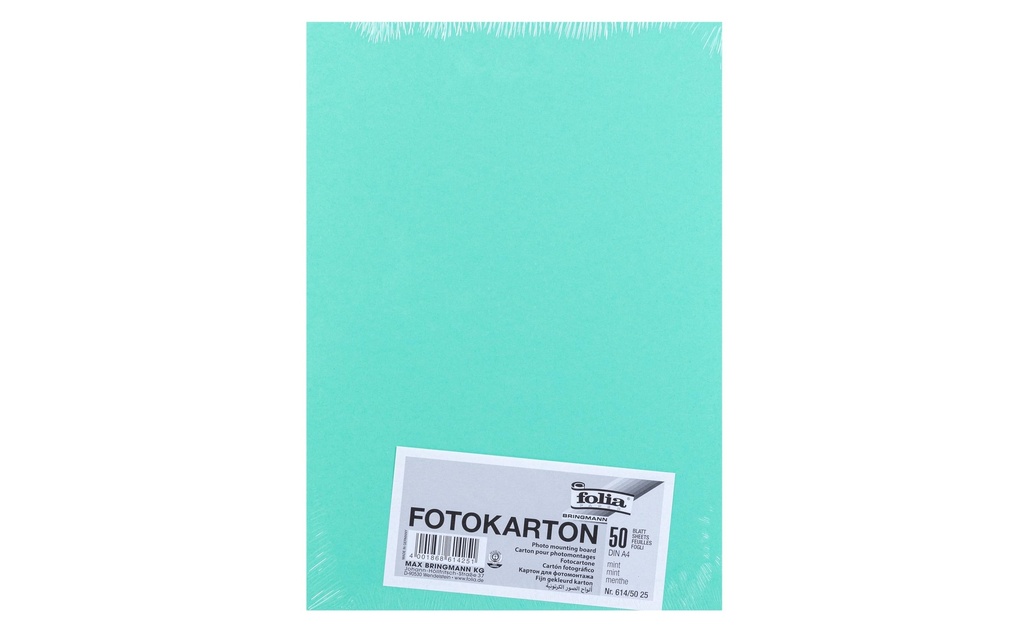 Folia Papier cartonné A4, 300 g/m², 50 feuilles, Menthe