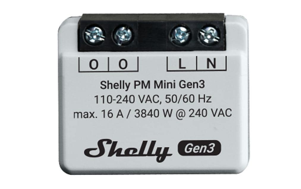 Shelly Mesureur de puissance WLAN PM Gen3