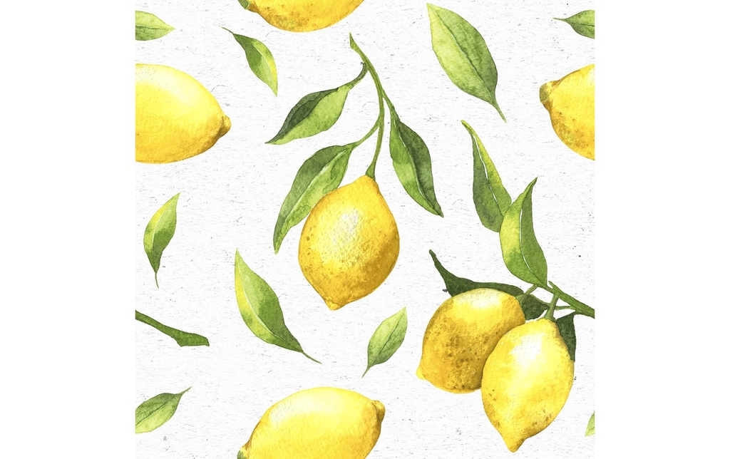 Paper + Design Serviettes en papier Citrus 33 cm x 33 cm, 20 Pièce/s