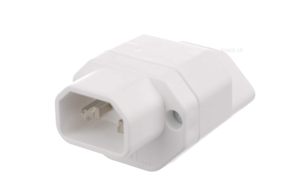 STEFFEN Fiche adaptateur C14 - T13 Blanc