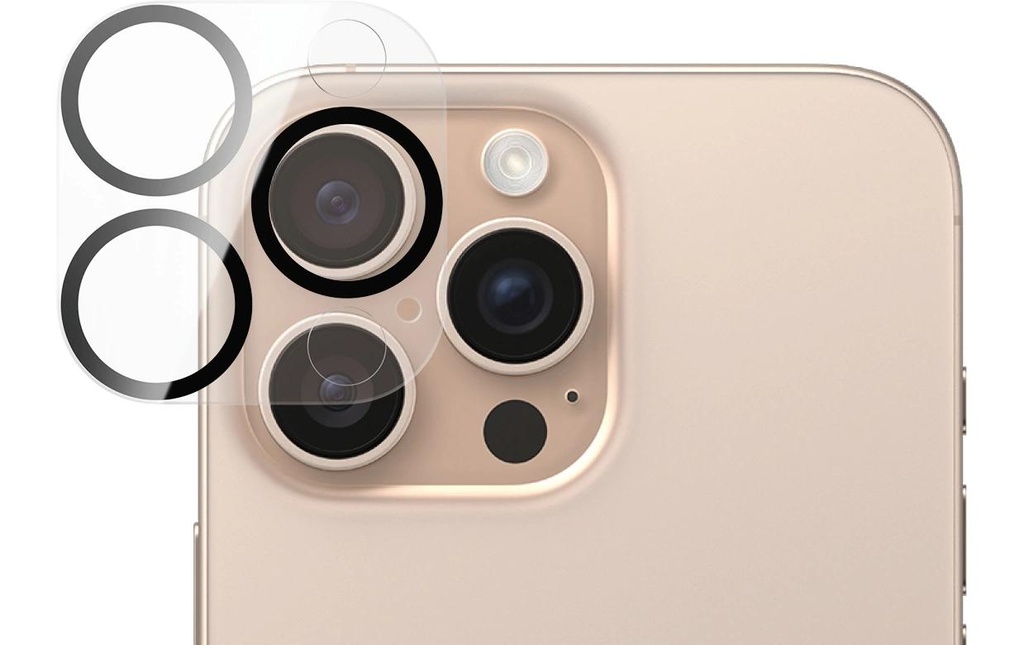 Panzerglass Protection de caméra PicturePerfect pour iPhone 16 Pro et 16 Pro Max