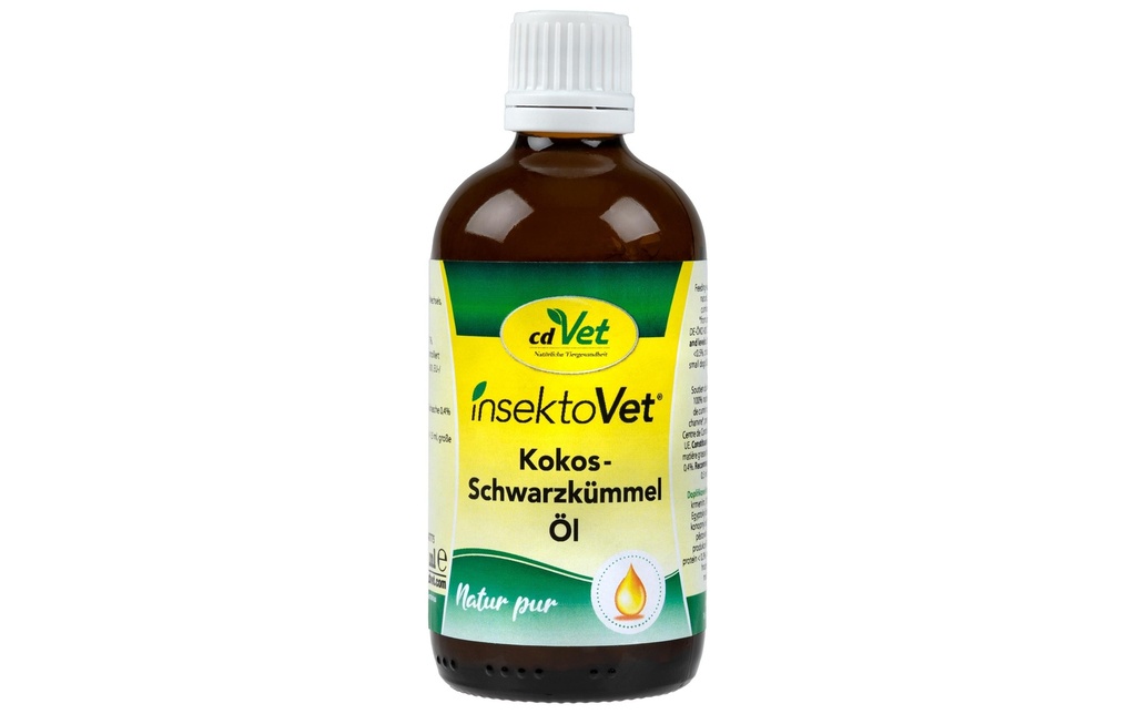 cdVet insektoVet Huile de coco et de cumin noir