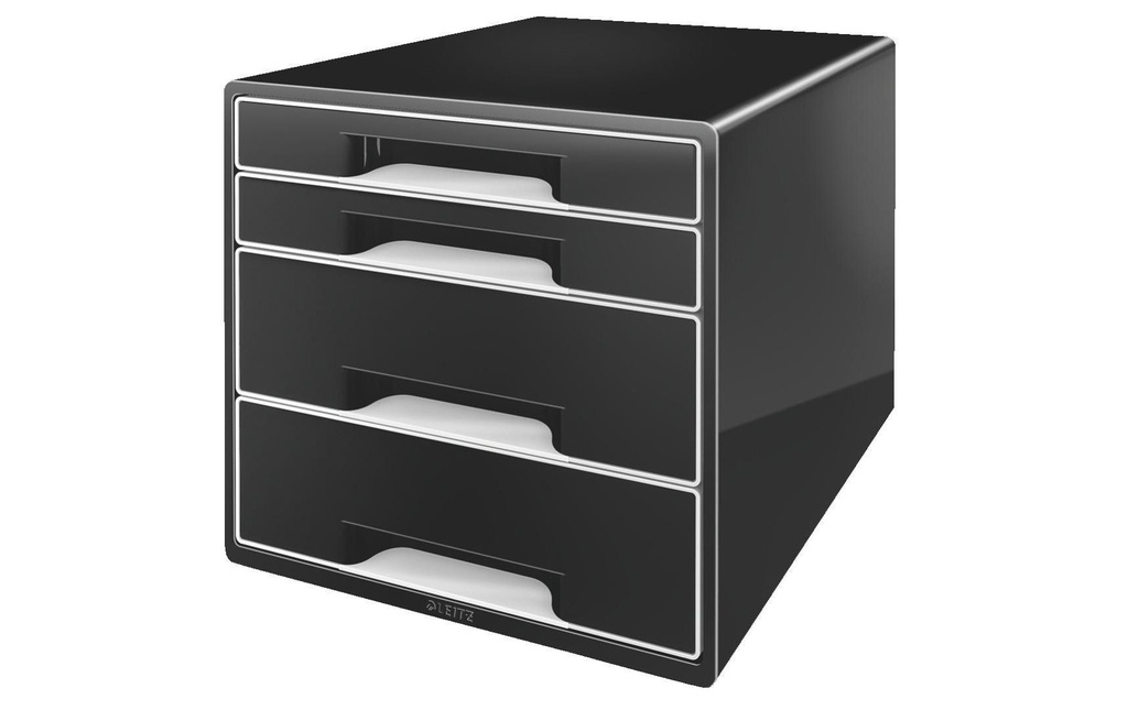 LEITZ Module tiroirs CUBE 4ti.noir