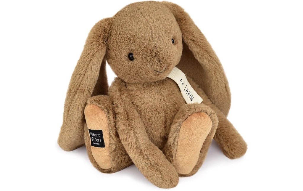 DouDou et compagnie Peluche Lapin, Noisette 32 cm