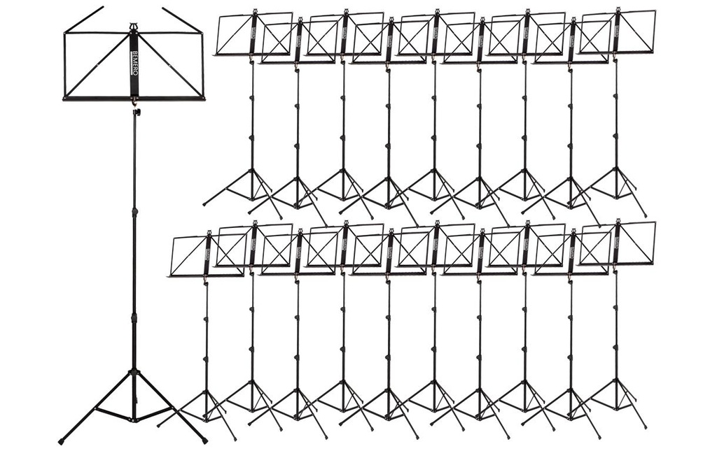 Bemero Pupitre à musique MSS-8090BK 20er set