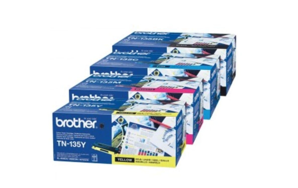 Brother Kits de toner TN-135 Magenta/Yellow/noir/Cyan
