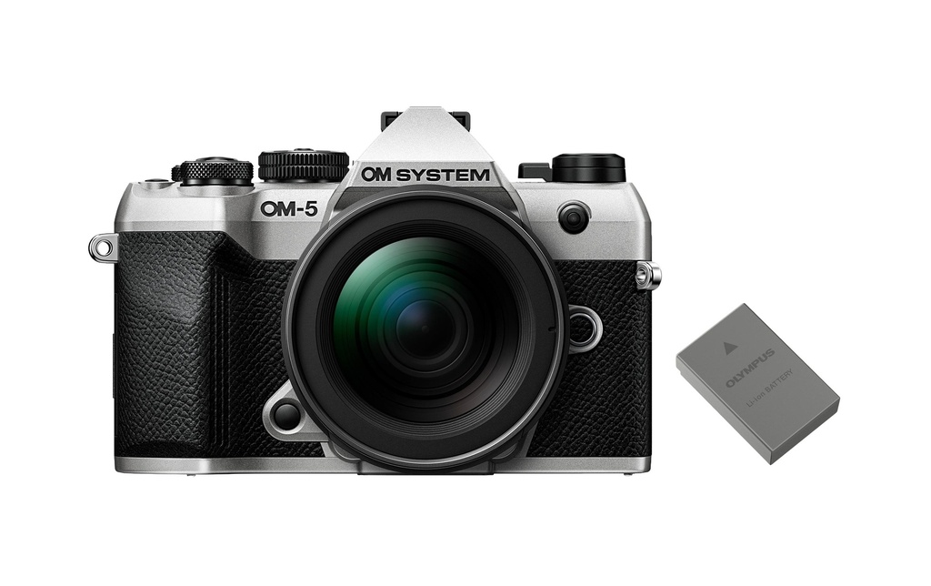 OM-System Appareil photo OM-5 II Argent Kit batterie M.Zuiko 12-45mm