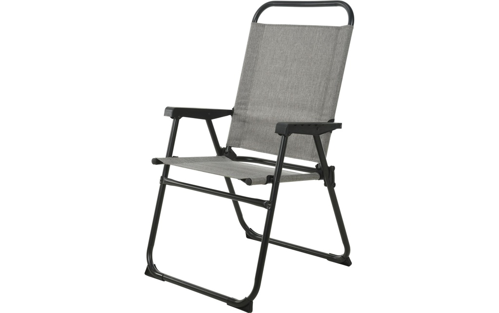 FTM Chaise de camping Gris