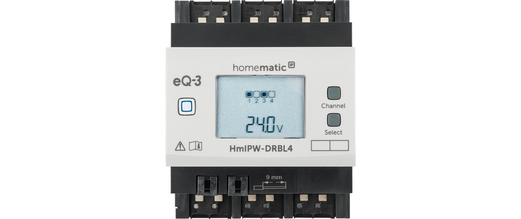 Homematic IP Wired Smart Home Actionneur de store filaire quadruple