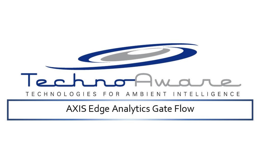 Technoaware Analyse vidéo VTrack Gate Flow AXIS Edge