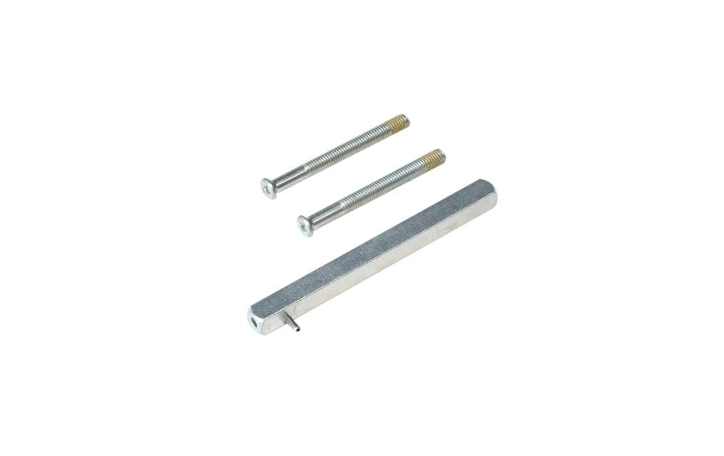 2N Poignée Fortis, tige avec vis, jeu de 8mm, 48 - 56mm