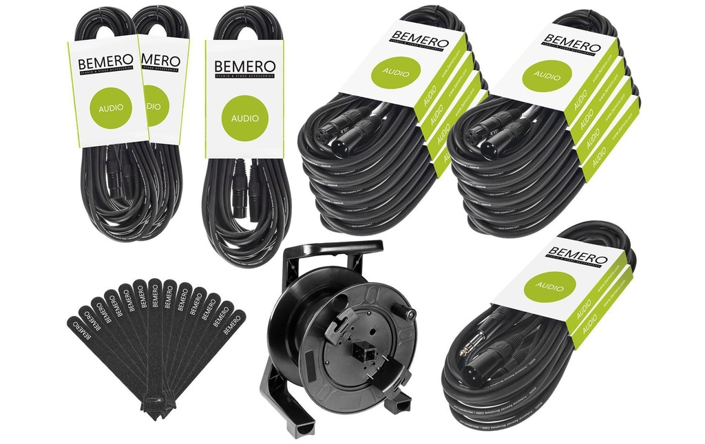 Bemero Câble XLR Kit de câbles Popband Noir