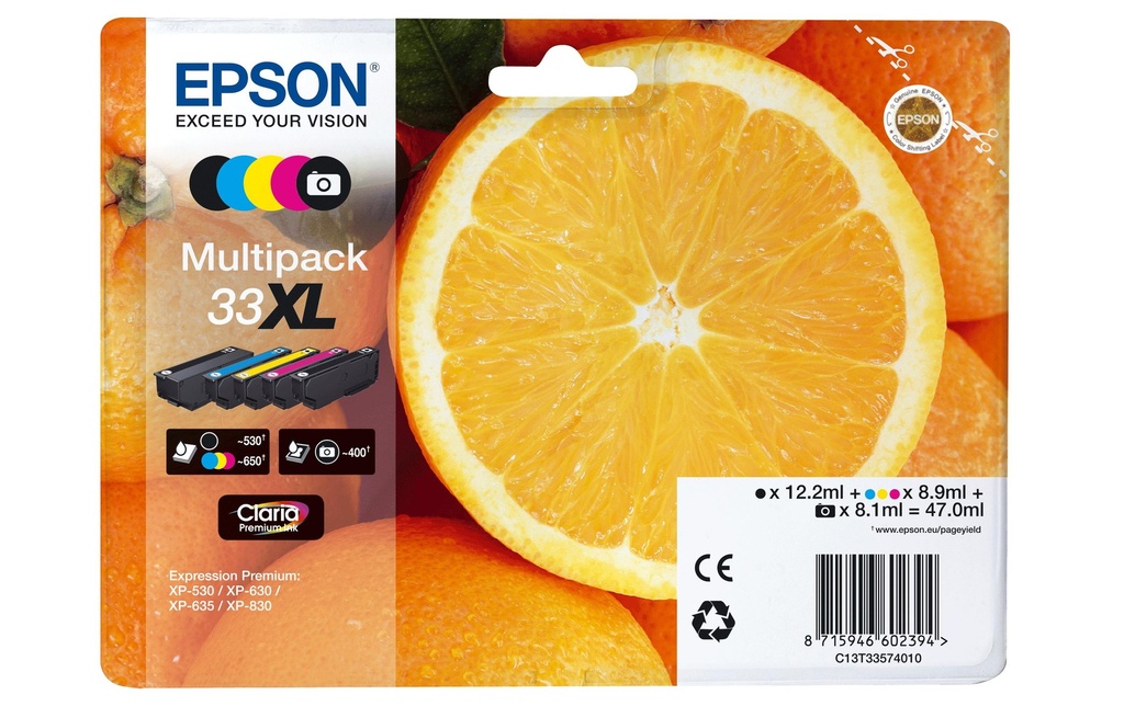 EPSON Epson cartouche 33XL Multipack