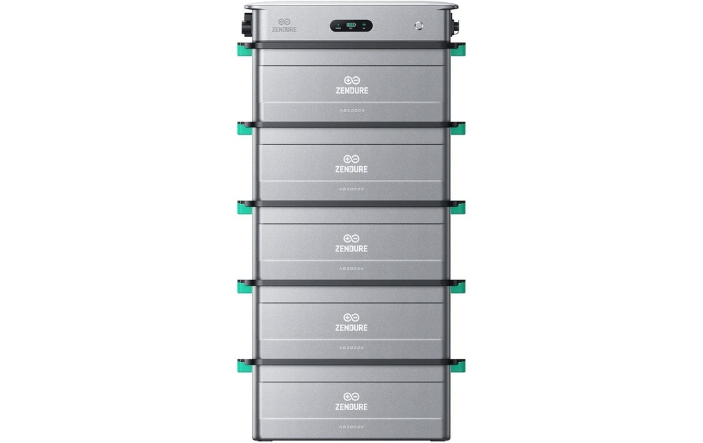 Zendure Kit SolarFlow 2400 AC 14.40 kWh avec 5 batteries d'extension AB3000X