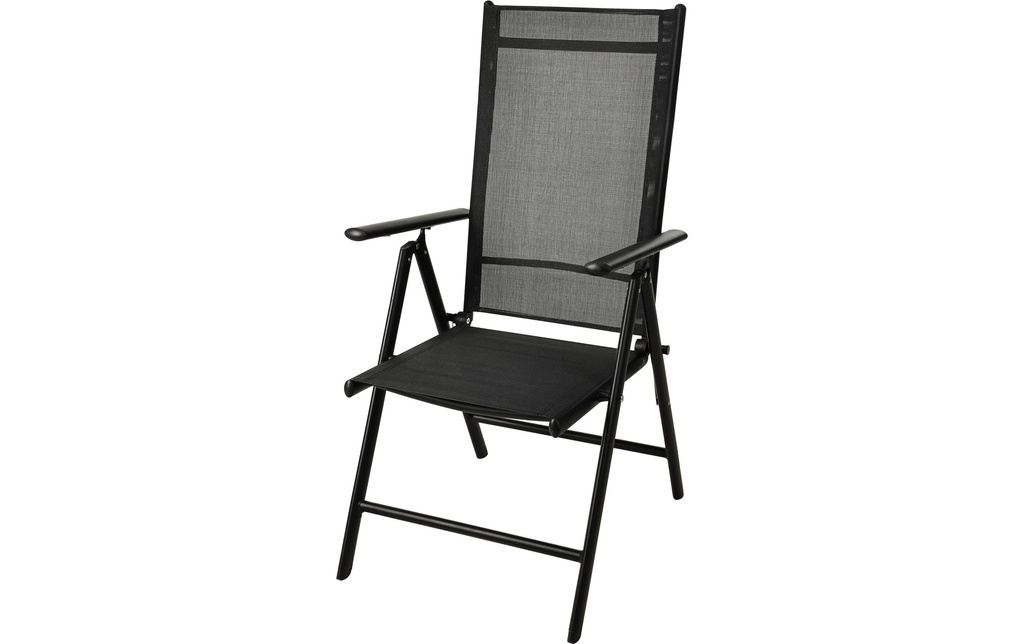 FTM Chaise de camping Noir