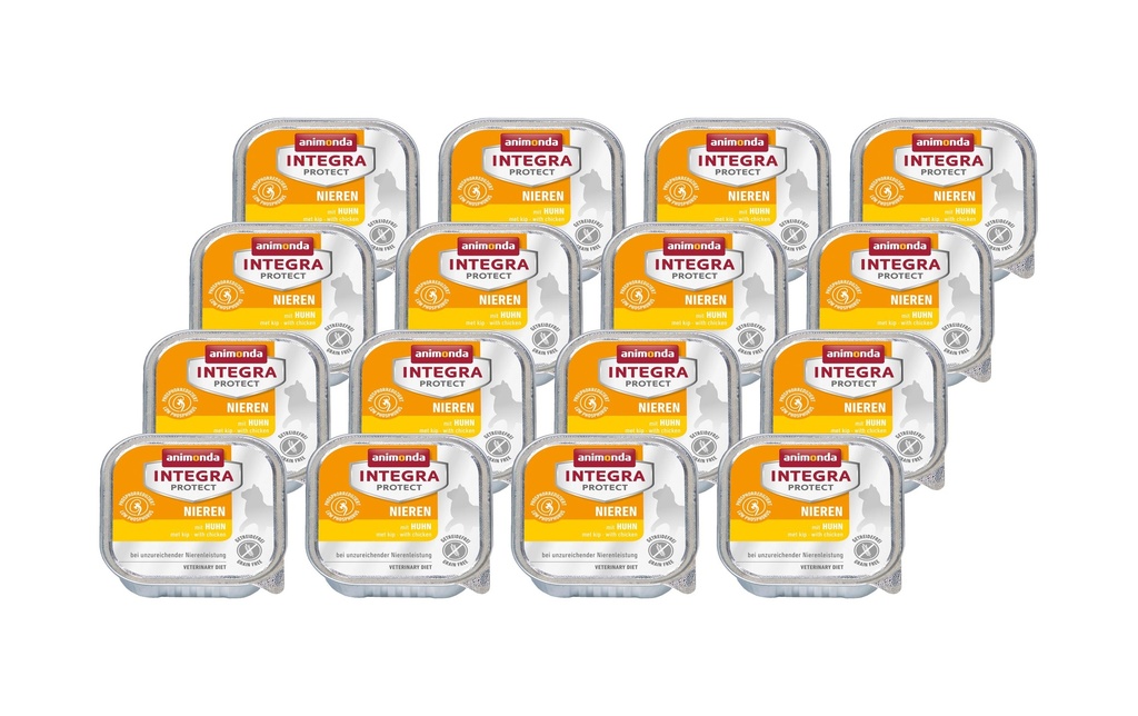 Animonda Integra Protect Nourriture humide Reins rénaux Poulet, 16 x 100 g