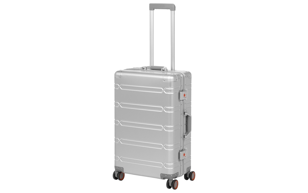 KOOR Valise Aluminium 63 L, argent