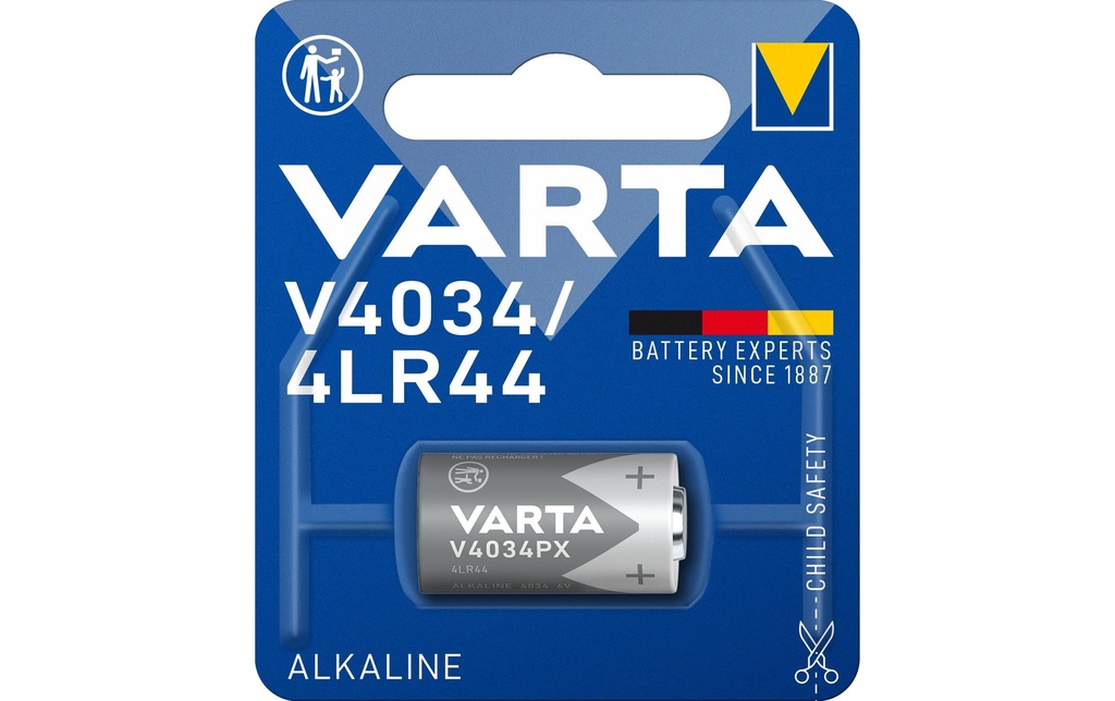 Varta Pile photographique V4034/ 4LR44 , 1 Pièce/s