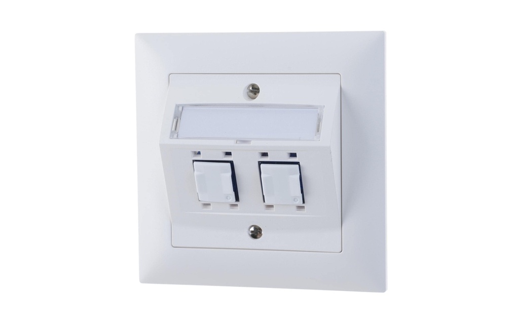 Feller EDIZIOdue Prise réseau UP 2x RJ45 Cat. 6 non blindé