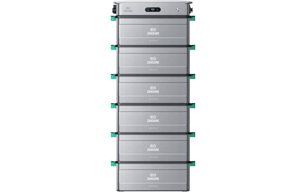 Zendure Kit SolarFlow 2400 AC 17.28 kWh avec 6x AB3000X batterie d'expansion