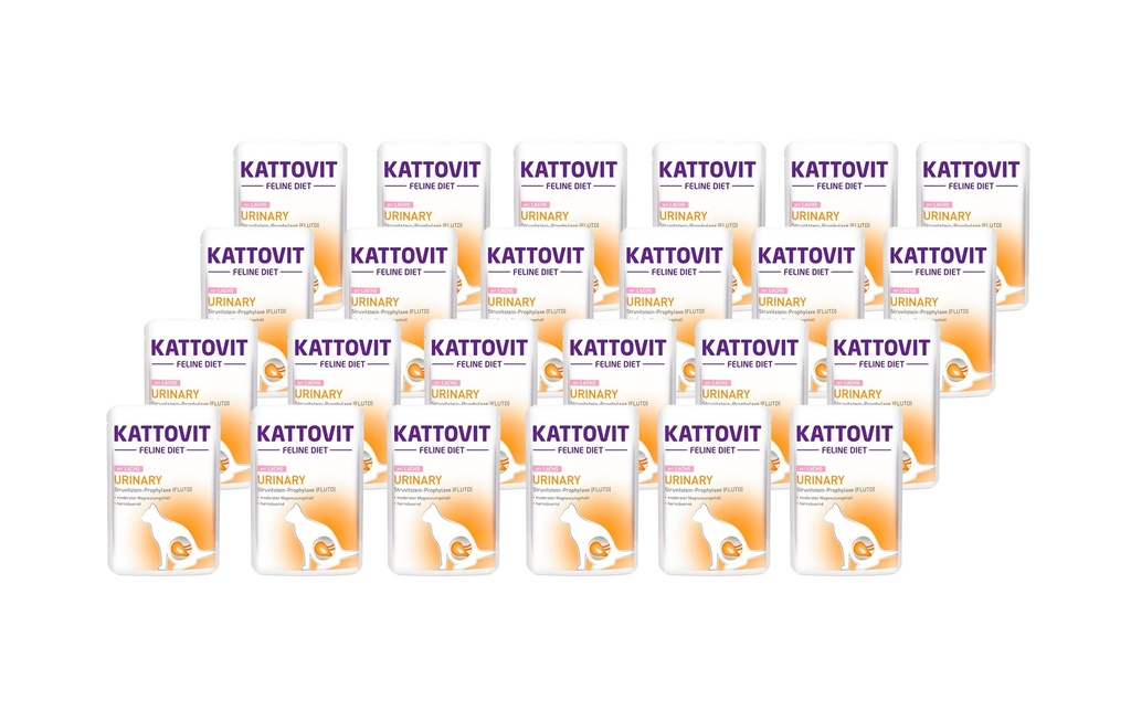 Kattovit Alimentation humide Saumon urinaire, 24 x 85 g