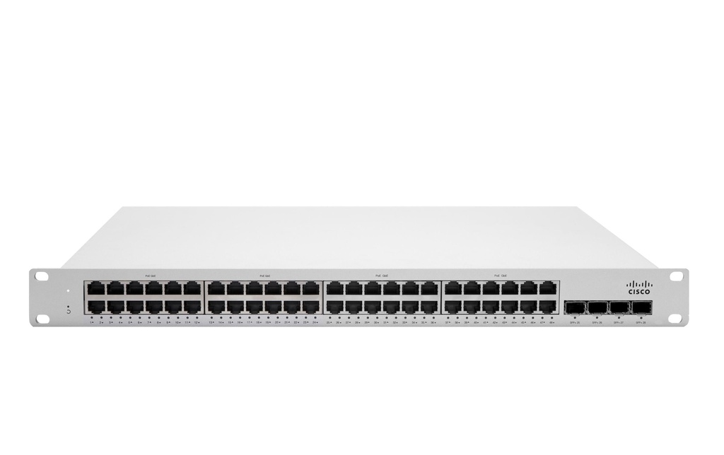 Cisco Meraki PoE+ Switch MS250-48FP 52 Port