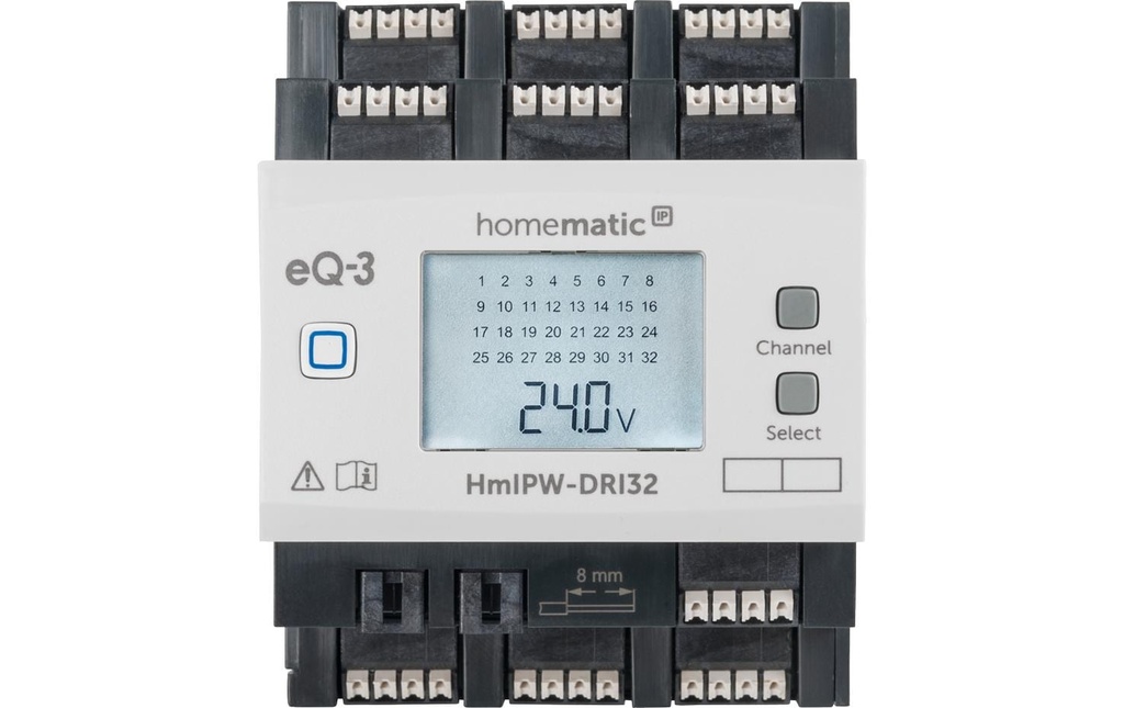 Homematic IP Wired Smart Home Module d'entrée filaire 32 fois