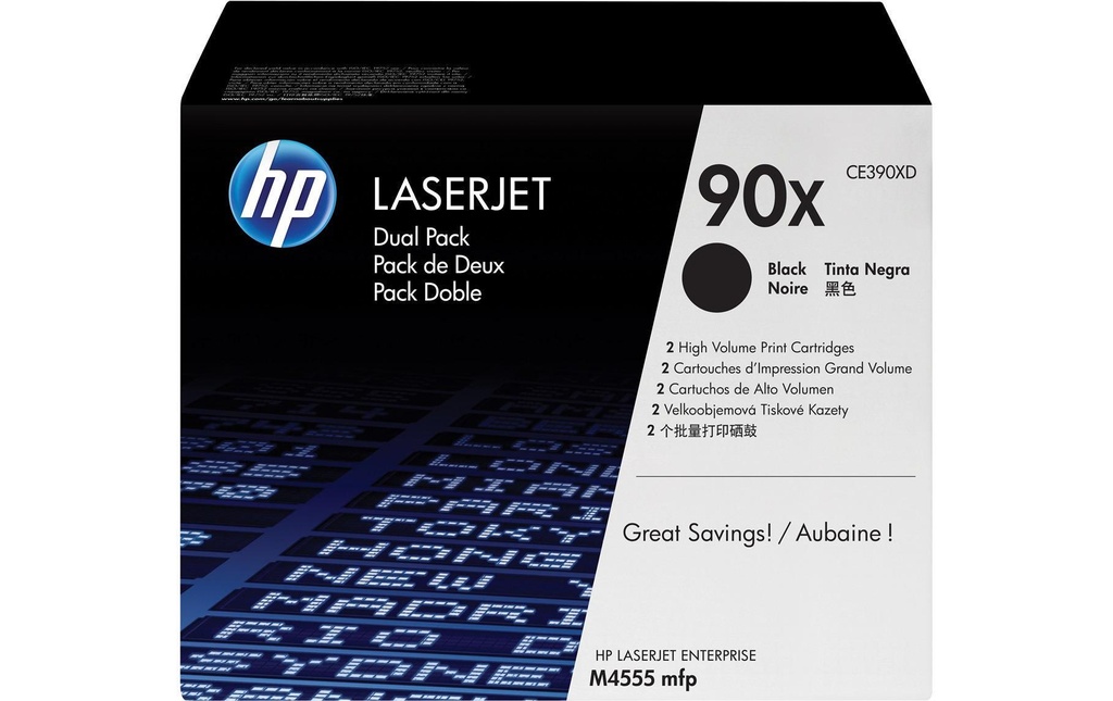 HP HP toner 90X black DP (2 pces)
