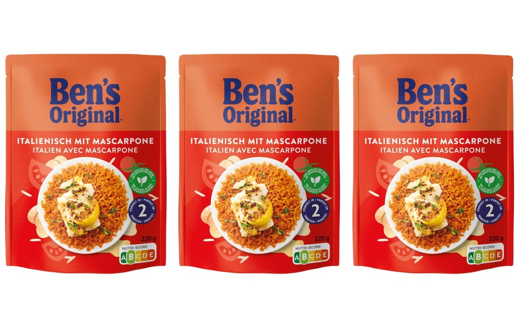 Ben's Original Riz Riz express italienne 3 x 220 g