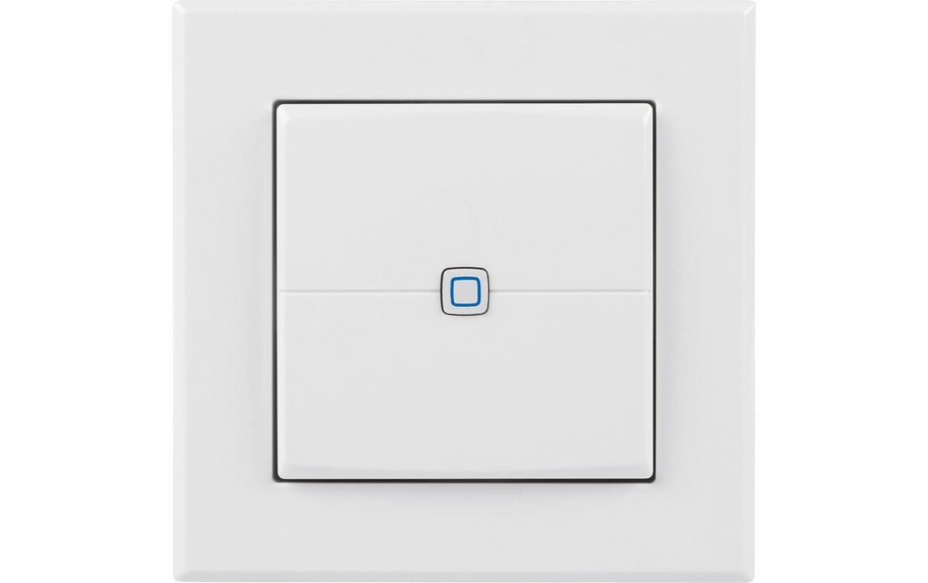 Homematic IP Wired Smart Home Bouton-poussoir mural Wired double, Blanc