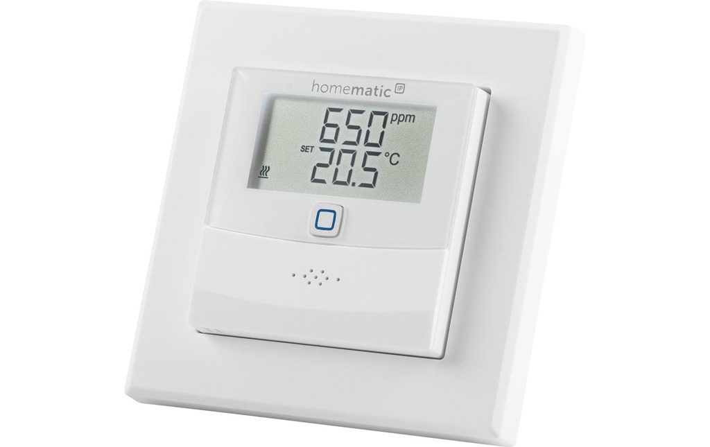 Homematic IP Wired Capteur de CO2 Wired Smart Home avec écran