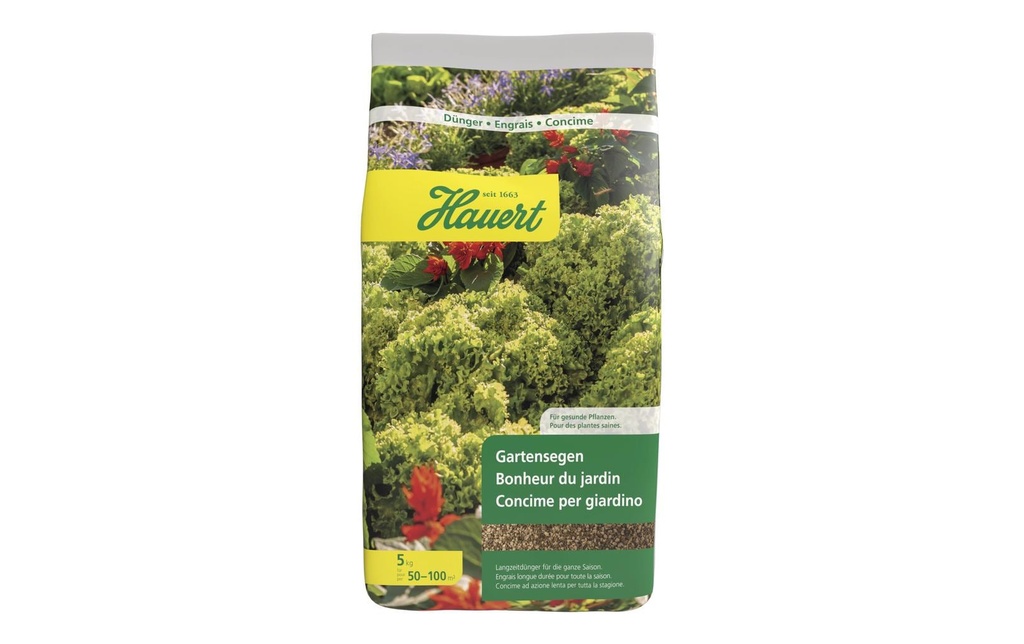 Hauert Engrais complet Bénédiction du jardin, 5 kg