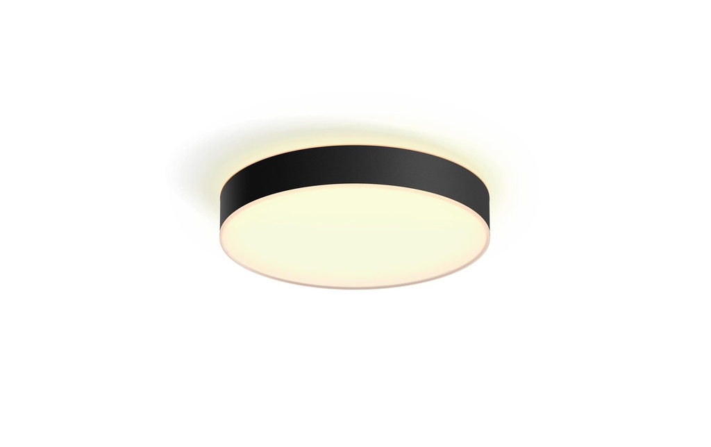 Philips Hue White Amb. Enrave plafonnier L noir 3300 lm + dimmer
