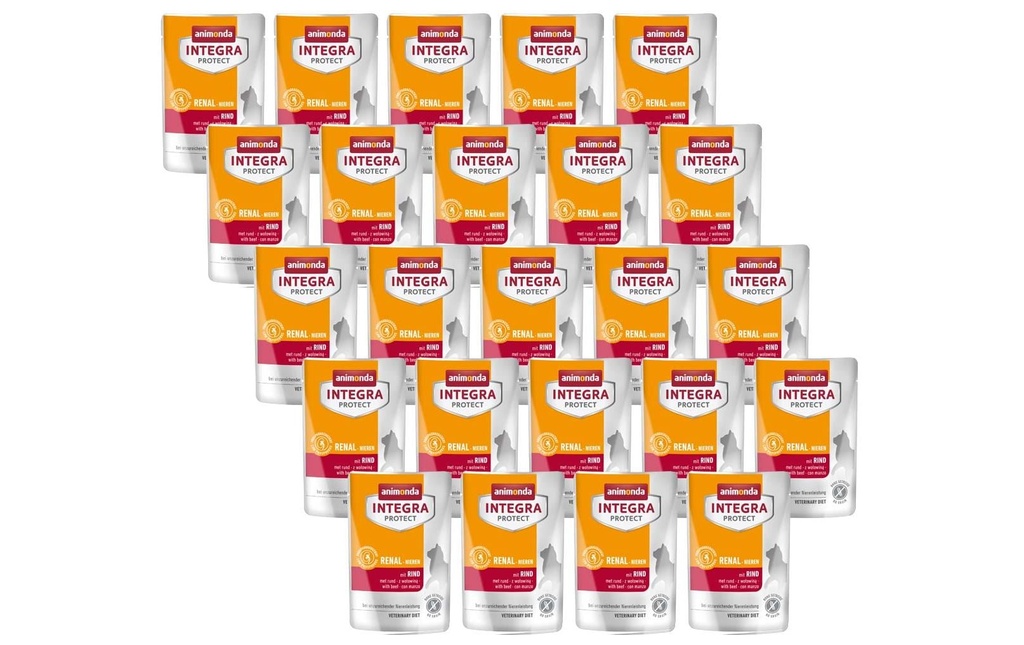 Animonda Integra Protect Nourriture humide Renal avec du bœuf, 24 x 85g