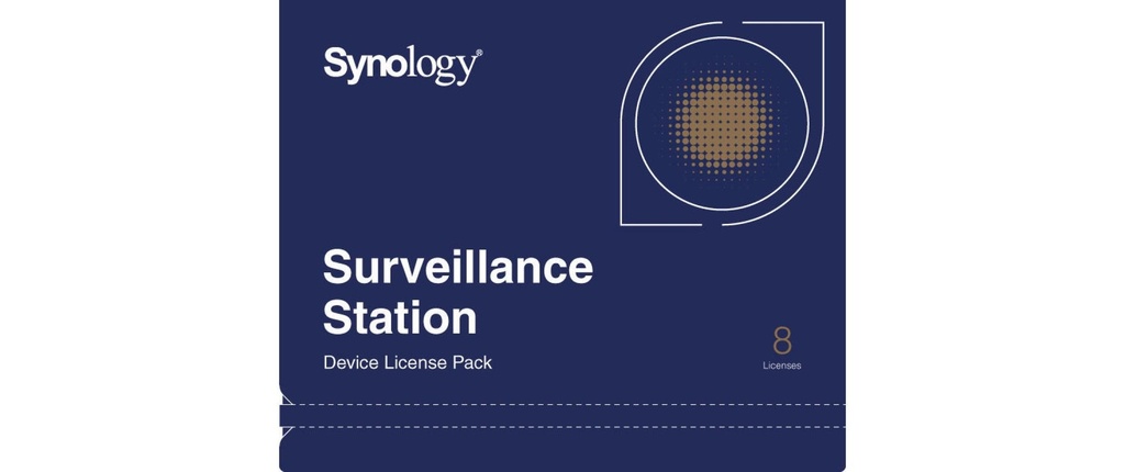 Synology Pack de licences pour les appareils de vidéosurveillance 8 licences virtuelles