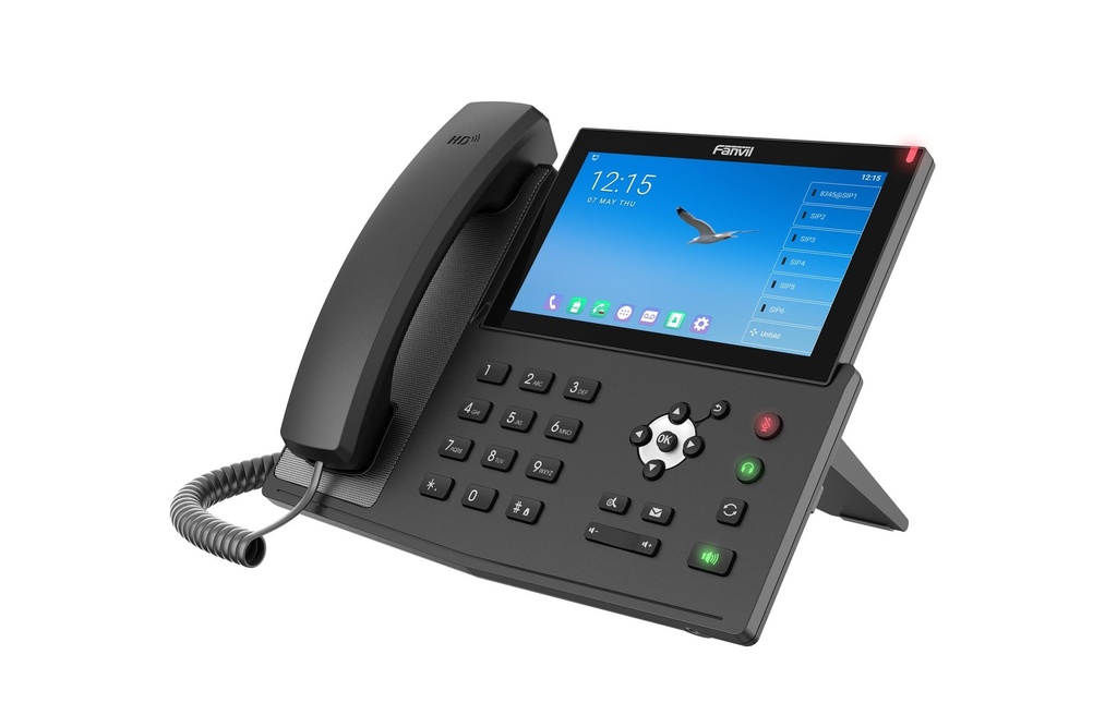 Fanvil Téléphone de bureau X7A V2 Noir