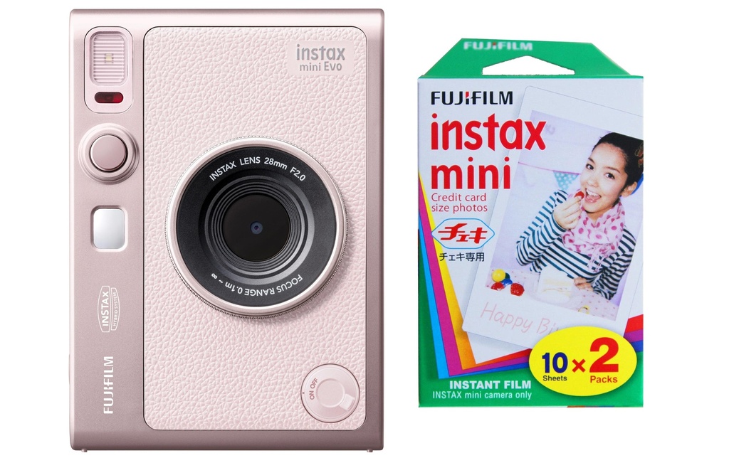 Fujifilm Appareil photo Instax Mini Evo KIT Rose