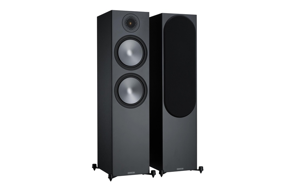 Monitor Audio Paire d’enceintes de sol Bronze 500 Noir