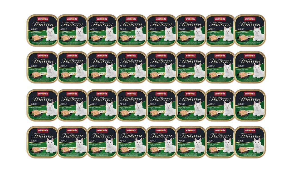 animonda Alimentation humide Noyau gourmand Vom Feinsten bœuf/saumon 32 x 100g