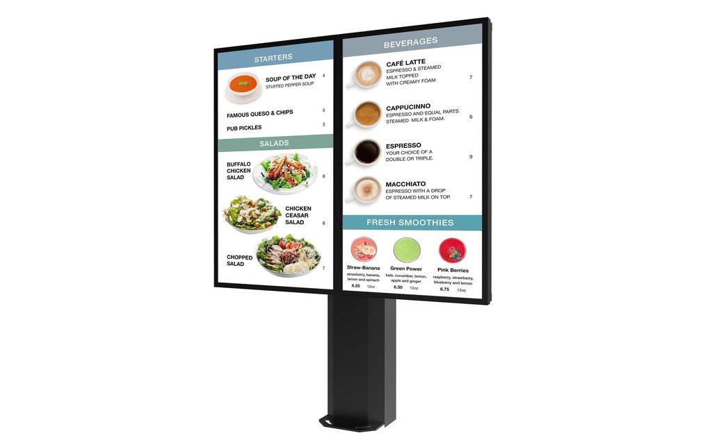 Peerless-AV Tableau de menu KOF555-2-EUK 55