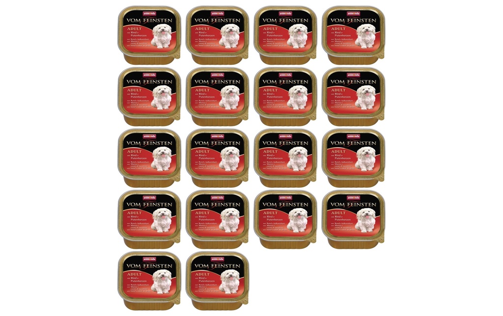 animonda Alimentation humide Vom Feinsten Adulte Cœur de bœuf & de dinde, 22 x 150 g
