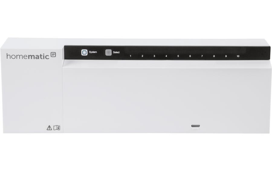 Homematic IP Wired Smart Home Actionneur de chauffage par le sol câblé, 10 fois, 24 V
