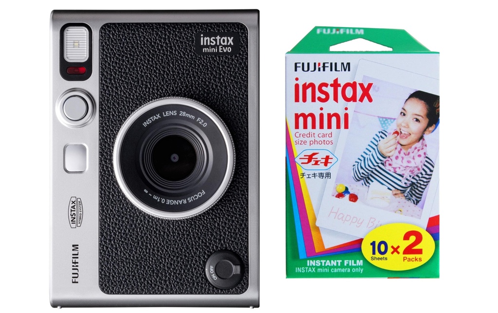 Fujifilm Appareil photo Instax Mini Evo KIT Noir