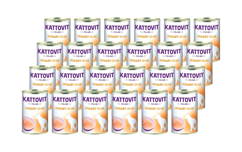 Kattovit Collation pour chat Urinary Drink, 24 x 135 ml